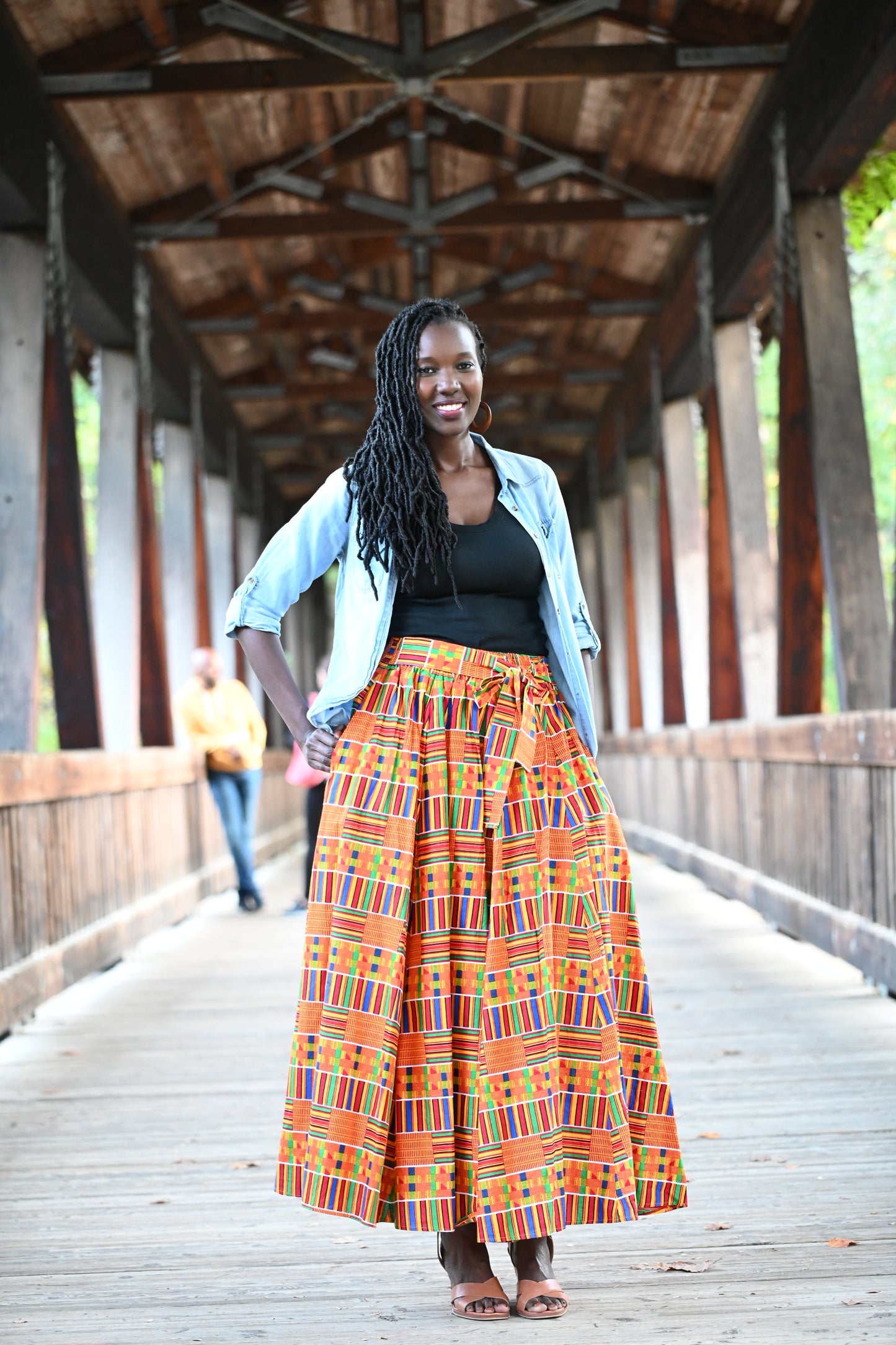 Kente Maxi Skirt