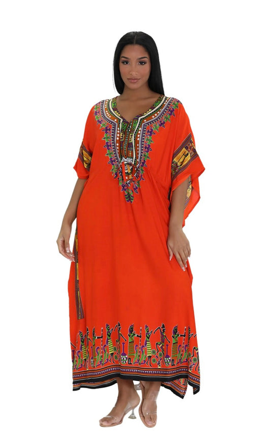 Orange Kaftan